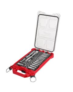 MLW48-22-9482 image(0) - 3/8in 32pc Ratchet and Socket Set in PACKOUT - MM
