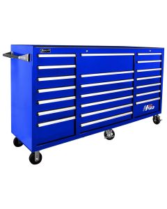 HOMBL04021720 image(0) - 72 in. H2Pro Series 21 Drawer Rolling Cabinet, Blue