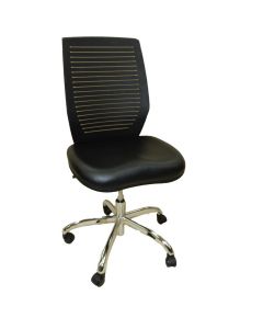 LDS1010533 - Dental Lab Chair, Plastic Back Black Seat