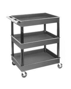LUXTC111 image(0) - 3-Shelf Plastic Service Cart